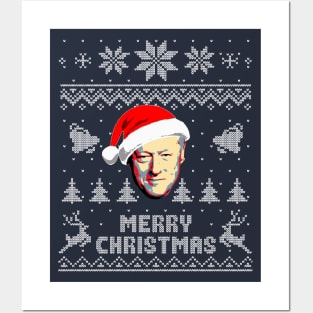 Bill Clinton Merry Christmas Posters and Art